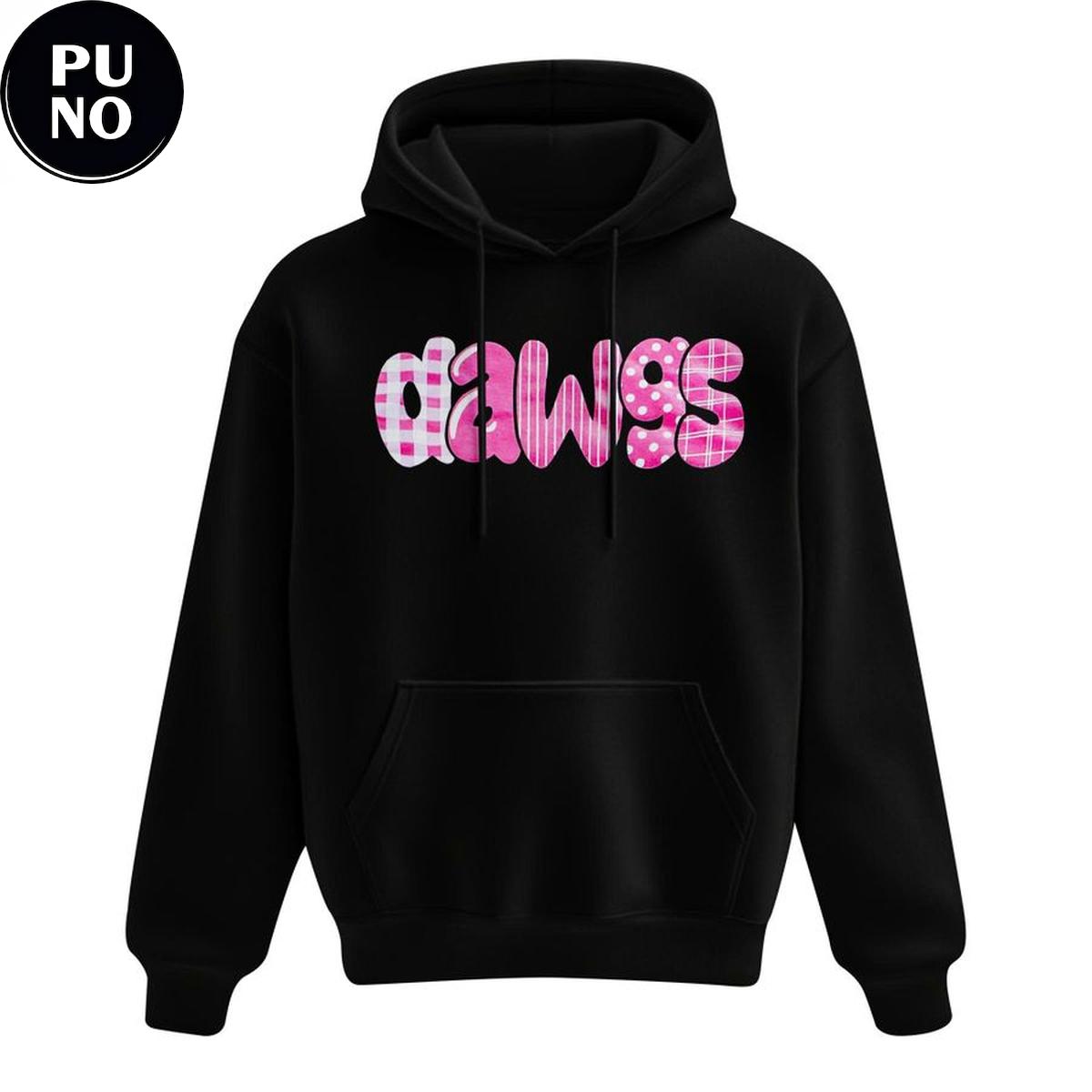 Georgia Bulldogs 2026 Breast Cancer Awareness Hoodie T-Shirt
