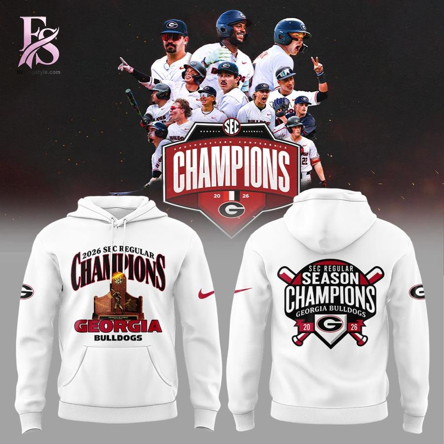 Georgia Bulldogs 2026 SEC Baseball Regular Season Champions Shirt