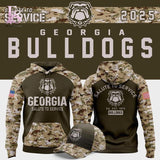 Georgia Bulldogs 2026 Salute To Service Hoodie
