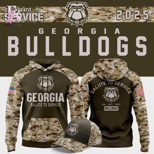 Georgia Bulldogs 2026 Salute To Service Hoodie