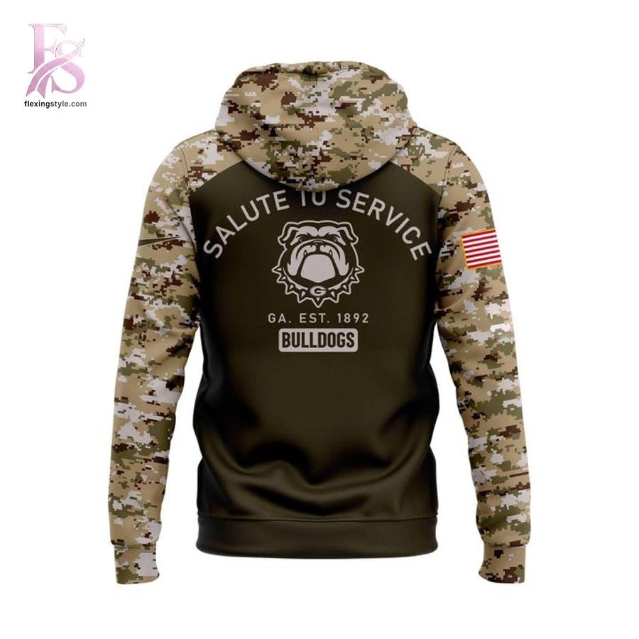 Georgia Bulldogs 2026 Salute To Service Hoodie