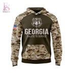 Georgia Bulldogs 2026 Salute To Service Hoodie