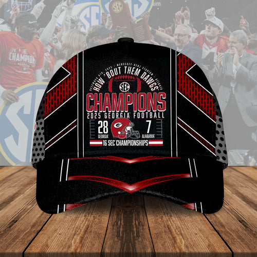 Georgia Bulldogs Football 2025 SEC Champions Classic Cap – HOATT14981