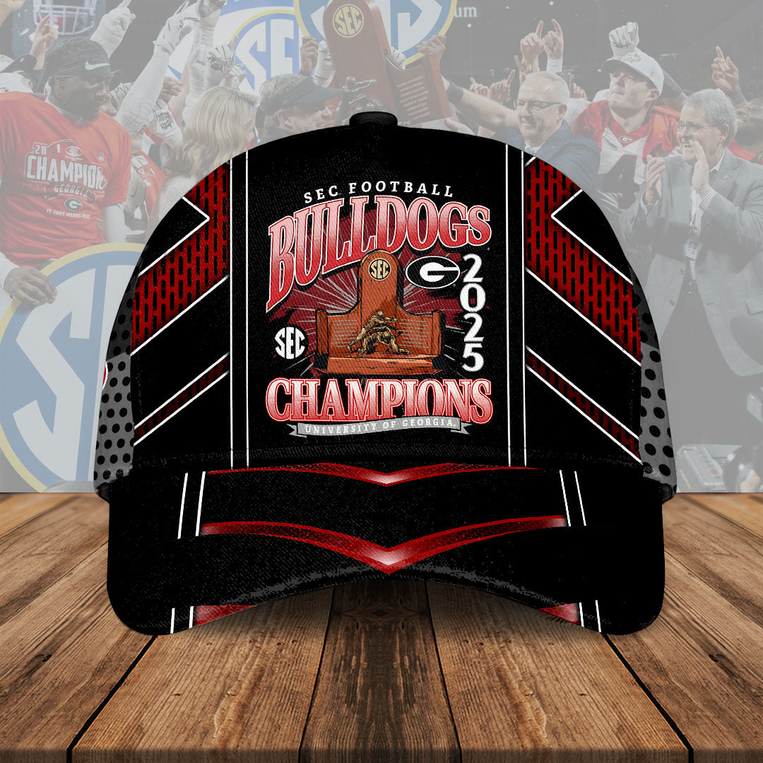 Georgia Bulldogs Football 2025 SEC Champions Classic Cap – HOATT14985
