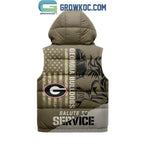 Georgia Bulldogs Salute To Service Sleeveless Puffer Jacket