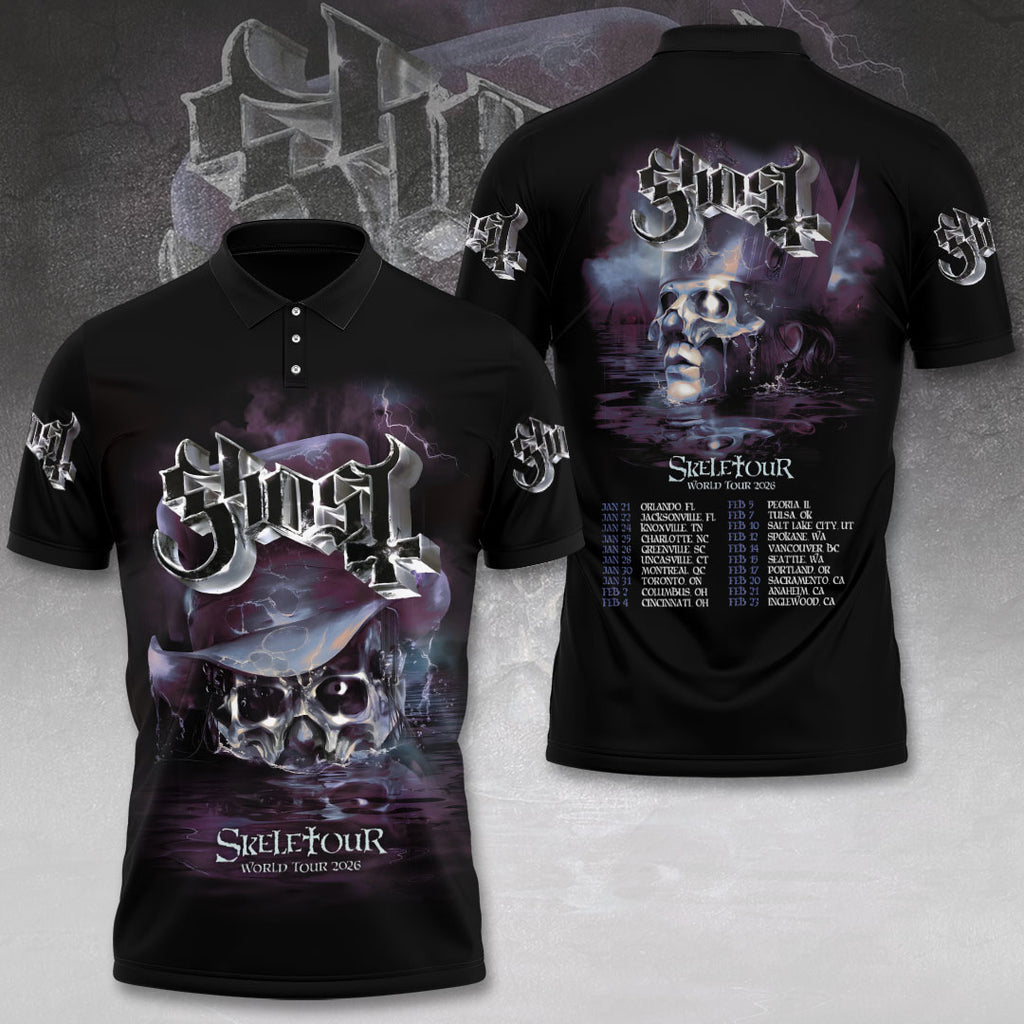 Ghost Band Tour 2026 3D Apparel – TANTN17915