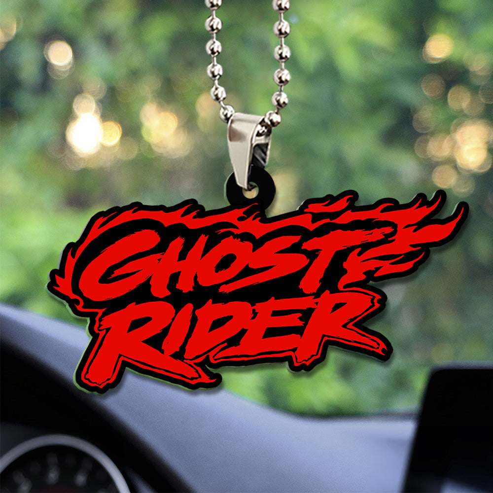 Ghost Rider Custom shape 2-sided Acrylic Car Ornament – GNE7820
