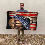 God Bless America 3D Double-side House Flag – TANTN 14993