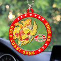 Gold Coast Suns Custom Shape 2-sided Acrylic Car Ornament – HOATT13355