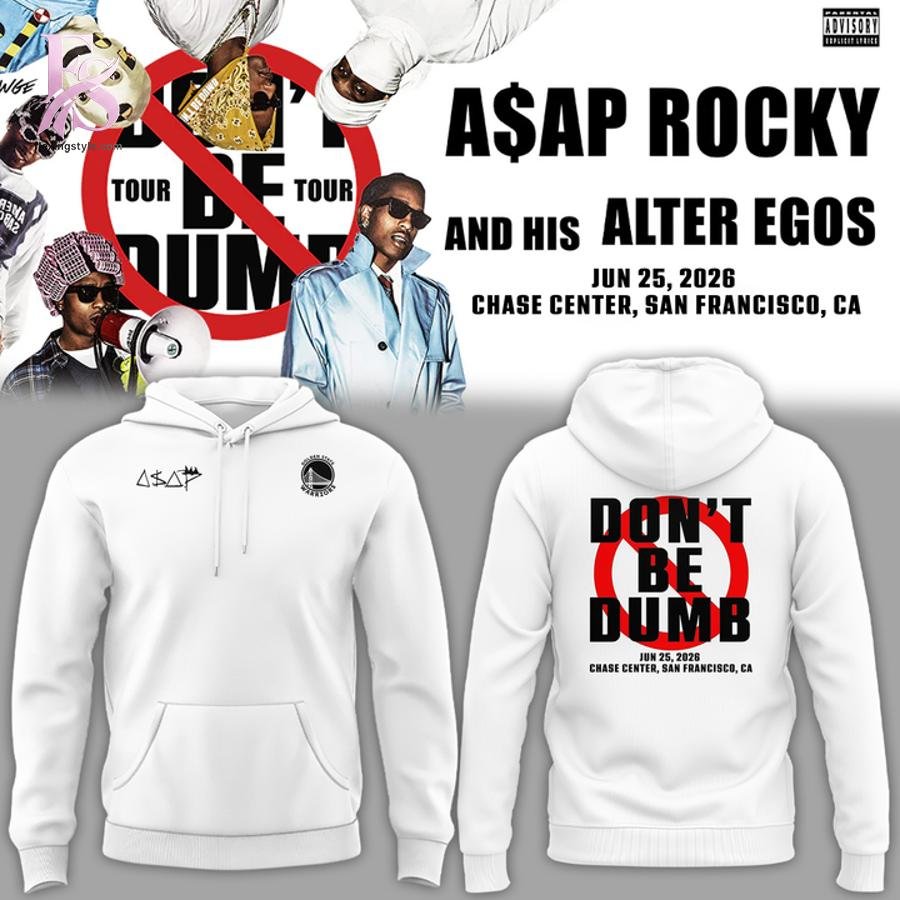 Golden State Warriors Rocky Warriors Tour Don’t Be Dumb Hoodie
