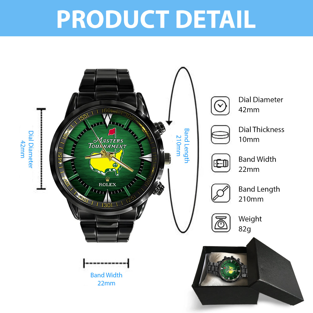 Masters Tournament x Rolex Black Stainless Steel Watch – MAITM 8975