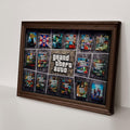 Grand Theft Auto Rectangle Canvas With Inner Frame – TMTHU7395
