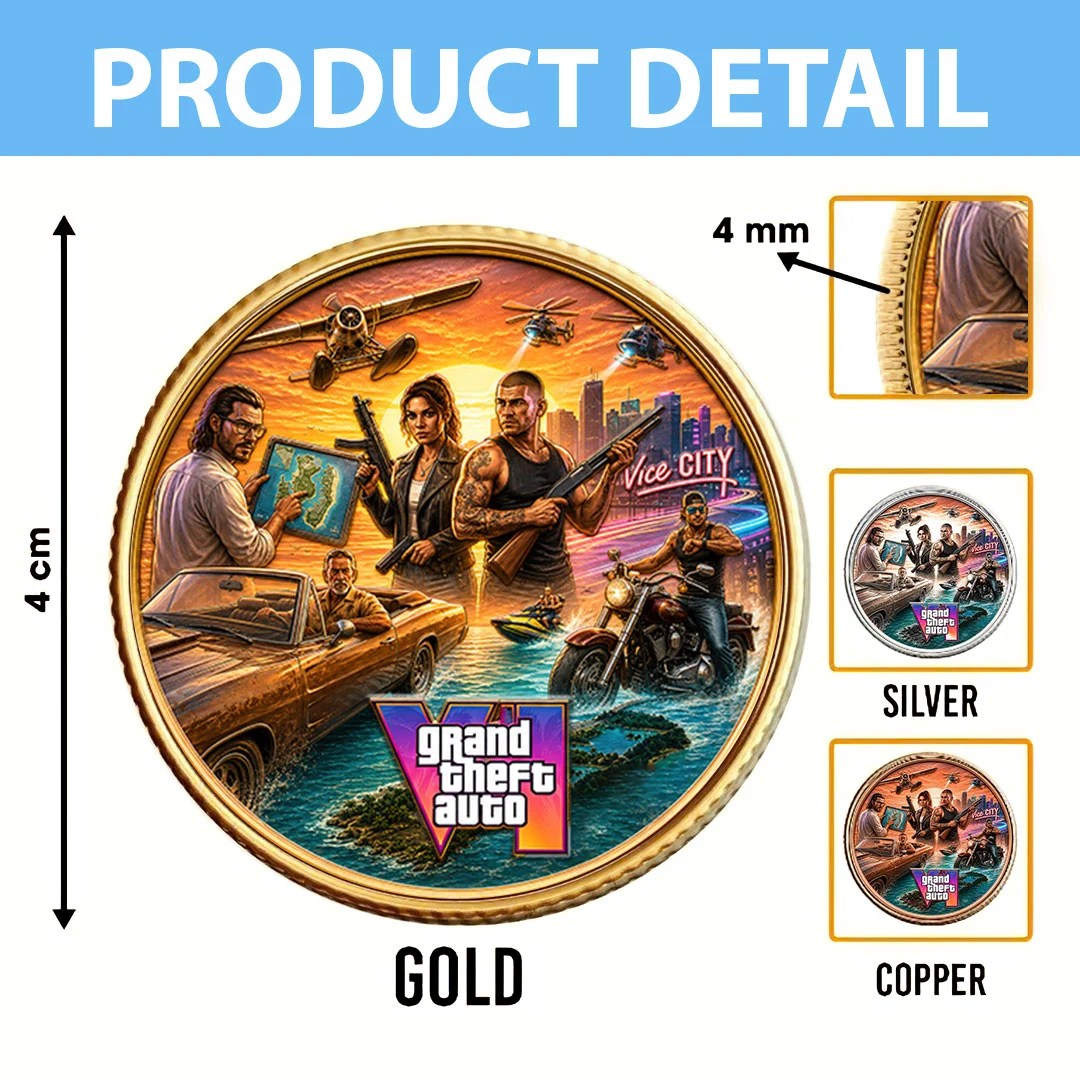 Grand Theft Auto VI Commemorative Coin – GNE8180