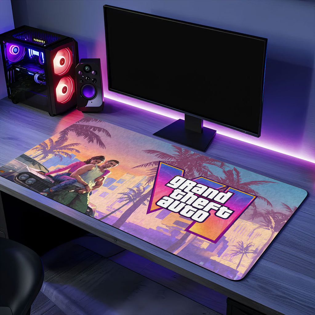 Grand Theft Auto VI Custom Gaming Desk Mat – TMTHU7063