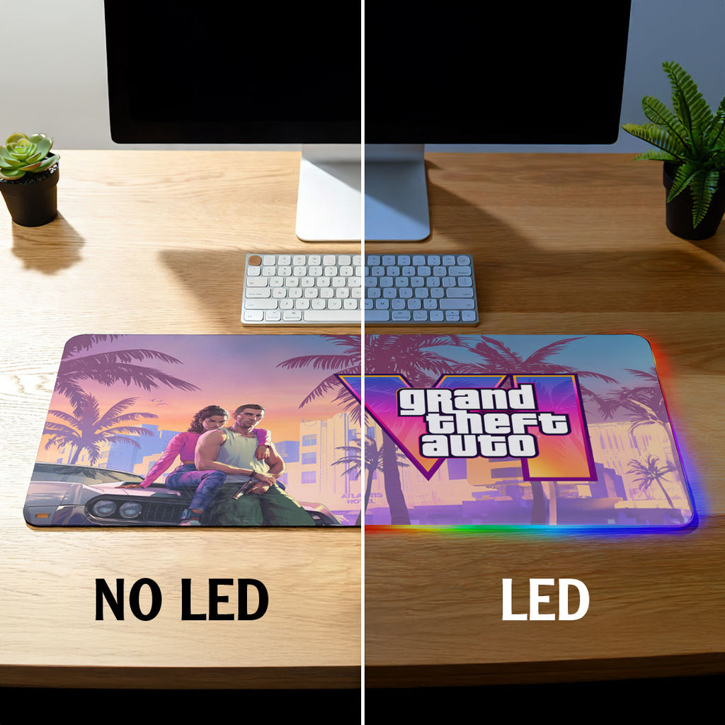 Grand Theft Auto VI Custom Gaming Desk Mat – TMTHU7063
