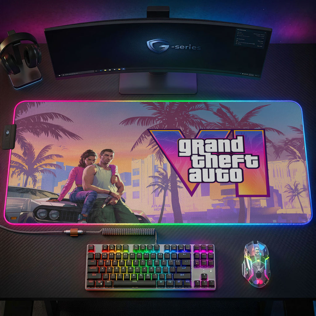 Grand Theft Auto VI Custom Gaming Desk Mat – TMTHU7063