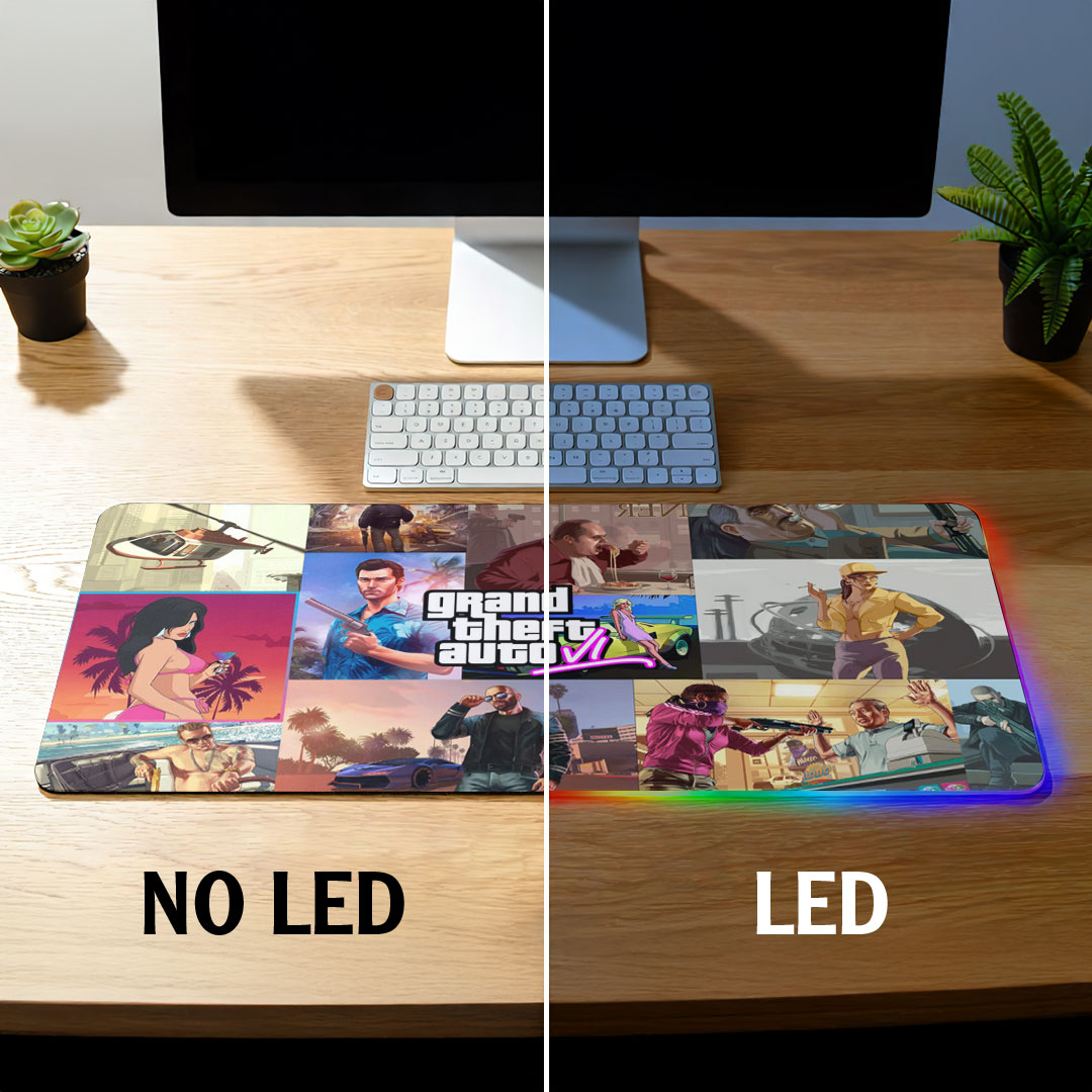 Grand Theft Auto VI Custom Gaming Desk Mat – TMTHU7064