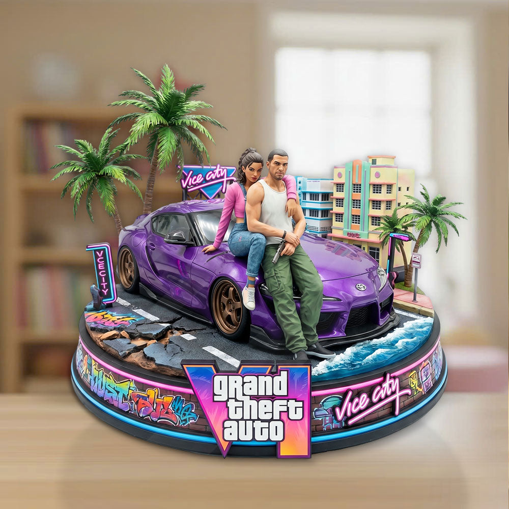 Grand Theft Auto VI Custom Shape Acrylic Plaque – TMTHU7315
