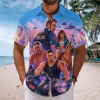 Grand Theft Auto VI Short Sleeve Button-Down Shirt – HOATT19559