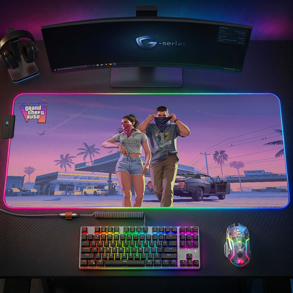 Grand Theft Auto VI Custom Gaming Desk Mat – GNE8010
