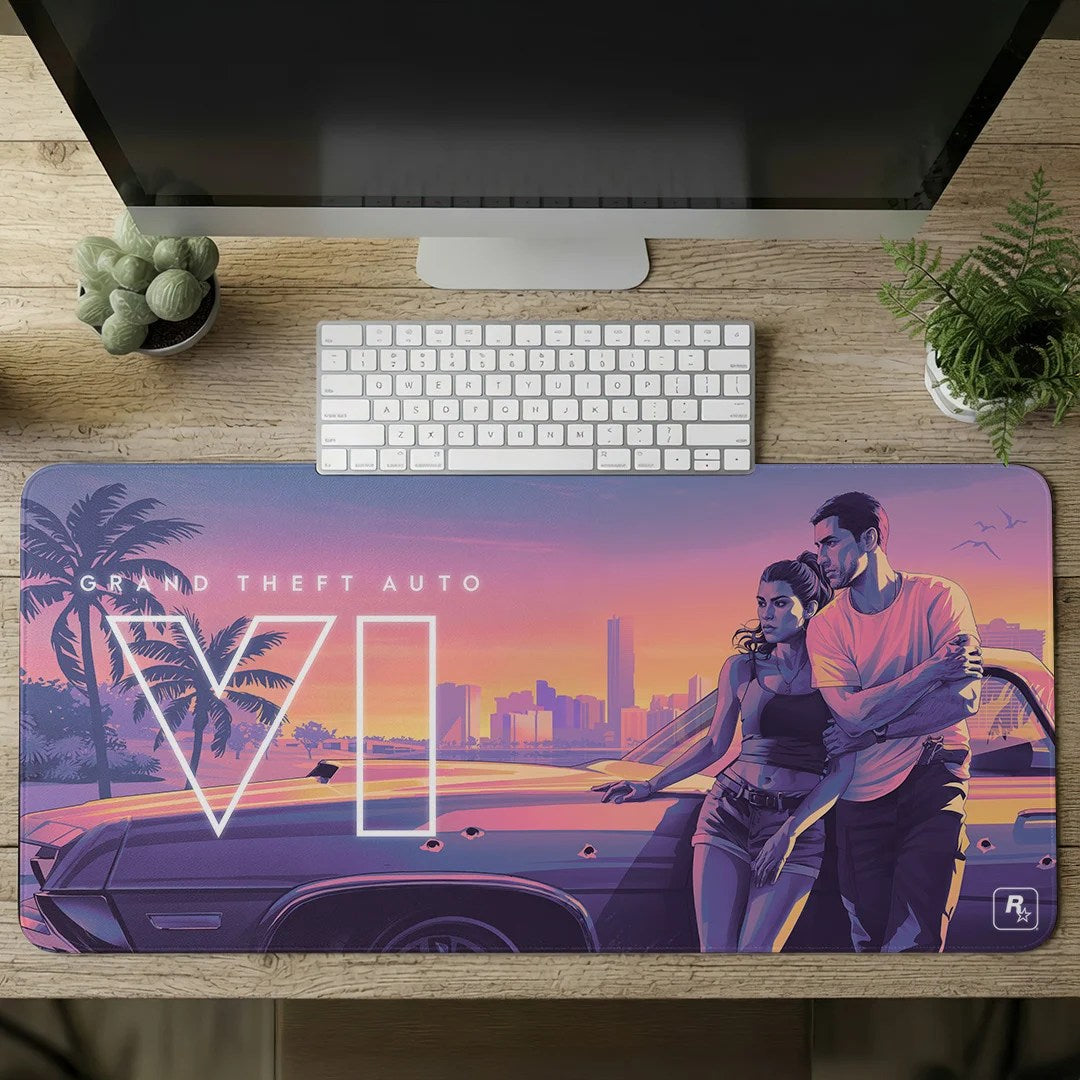 Grand Theft Auto VI Custom Gaming Desk Mat – GNE8740