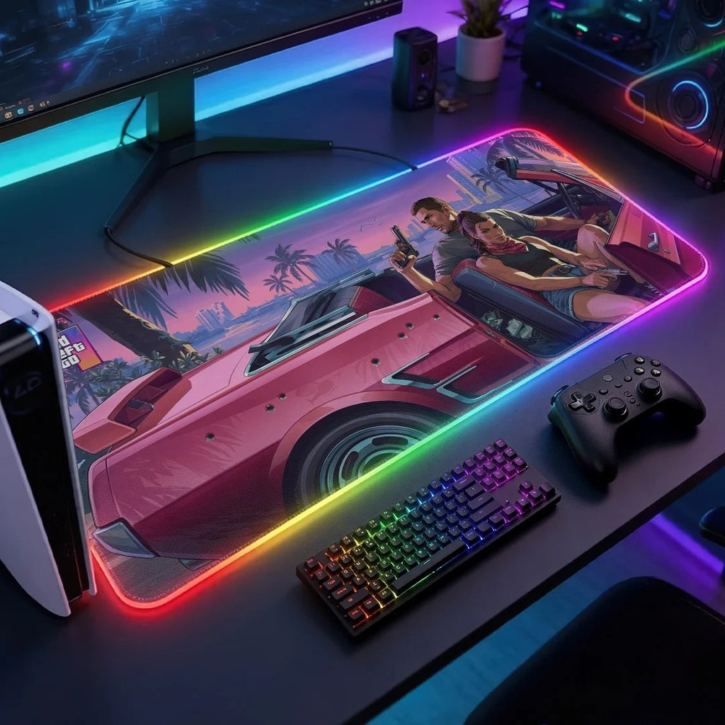Grand Theft Auto VI Custom Gaming Desk Mat – GNE8789