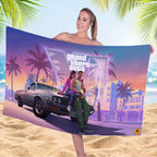 Grand Theft Auto VI Rectangle Beach Towel – HOATT19431