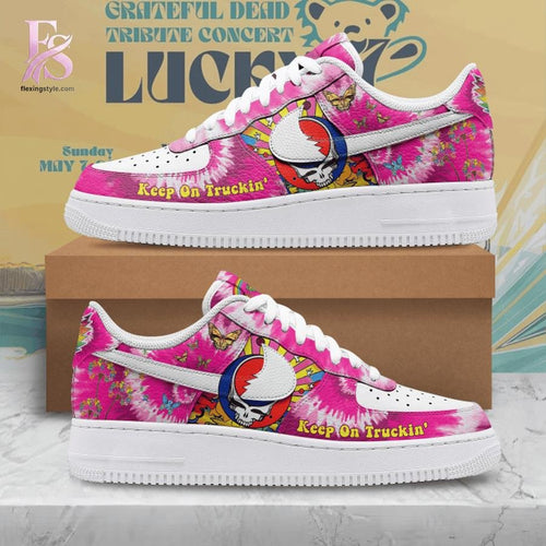 Grateful Dead Keep On Truckin Nike Air Force 1 Shoes