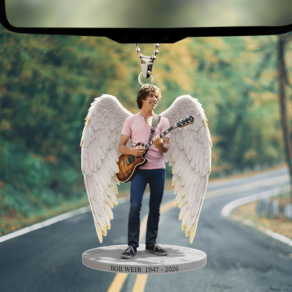 Grateful Dead x Bob Weir Custom shape 2-sided Acrylic Car Ornament – TMTHU3192
