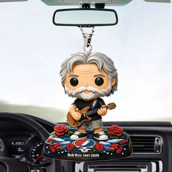 Grateful Dead x Bob Weir Custom shape 2-sided Acrylic Car Ornament – TMTHU3204