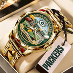 Green Bay Packers 105th Anniversary Alloy Luxury Quartz Watch – MAITM14256