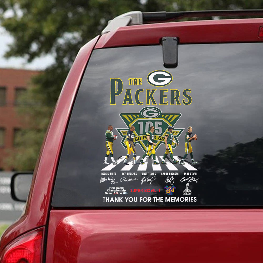 Green Bay Packers 3D Car Sticker – TANTN16813