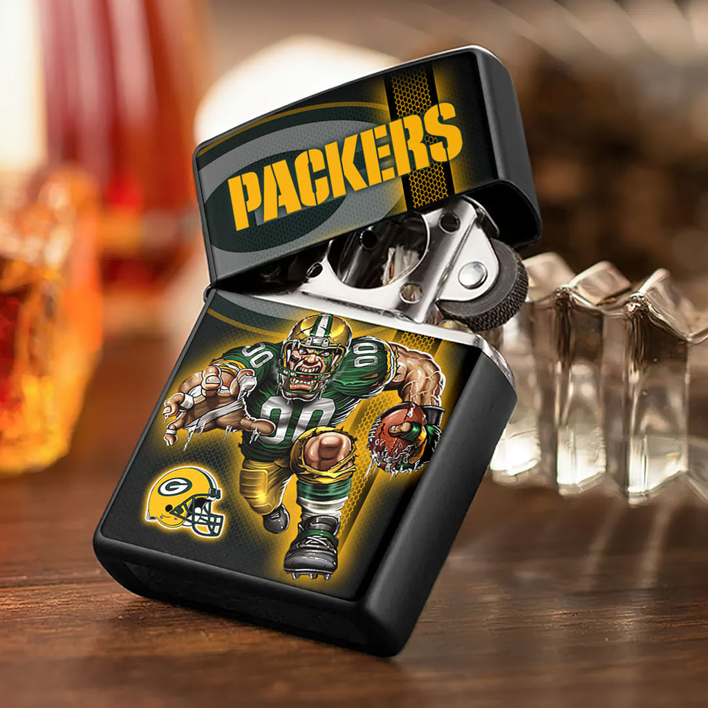 Green Bay Packers Zippo Lighter Case (No Insert) – HOATT13007