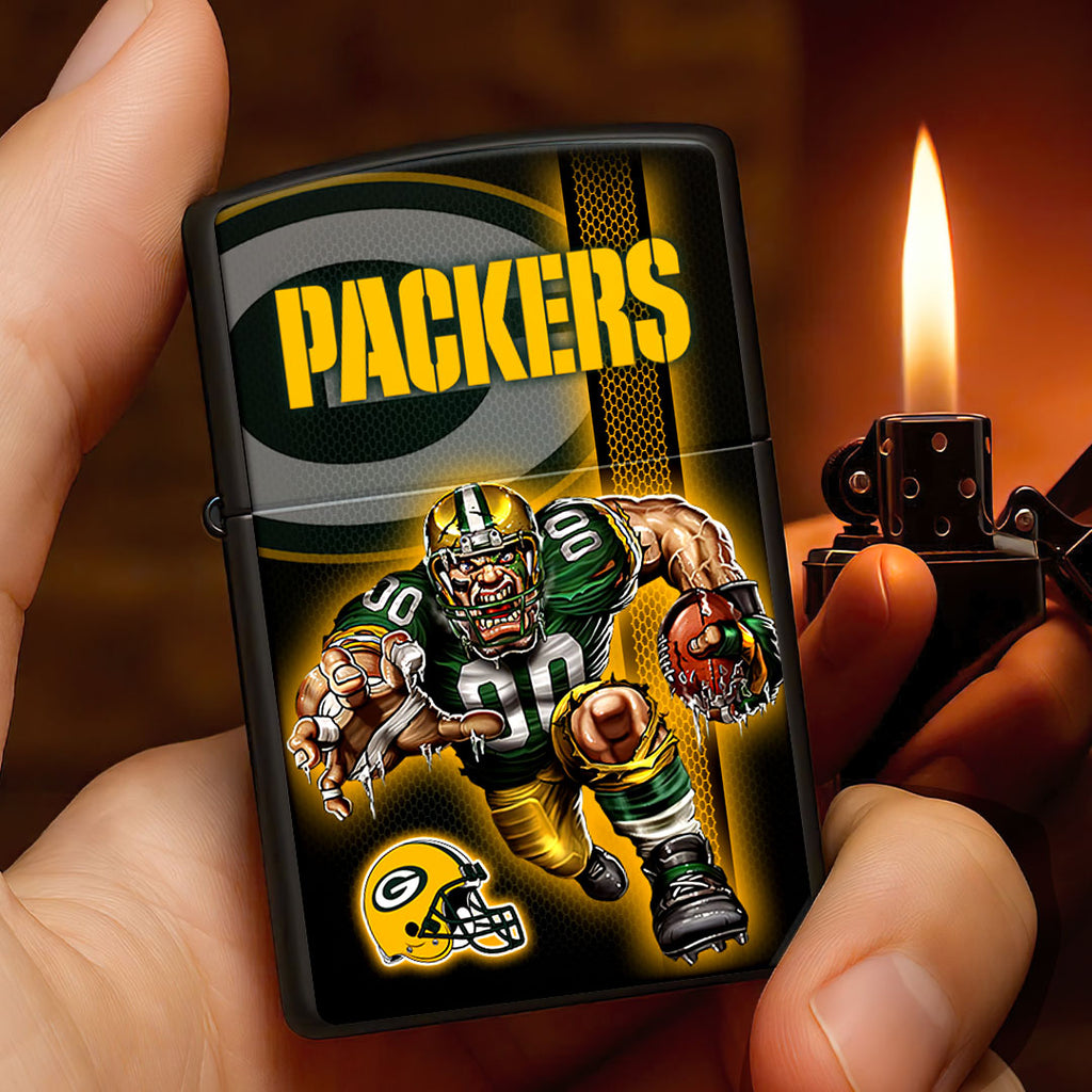 Green Bay Packers Zippo Lighter Case (No Insert) – HOATT13007