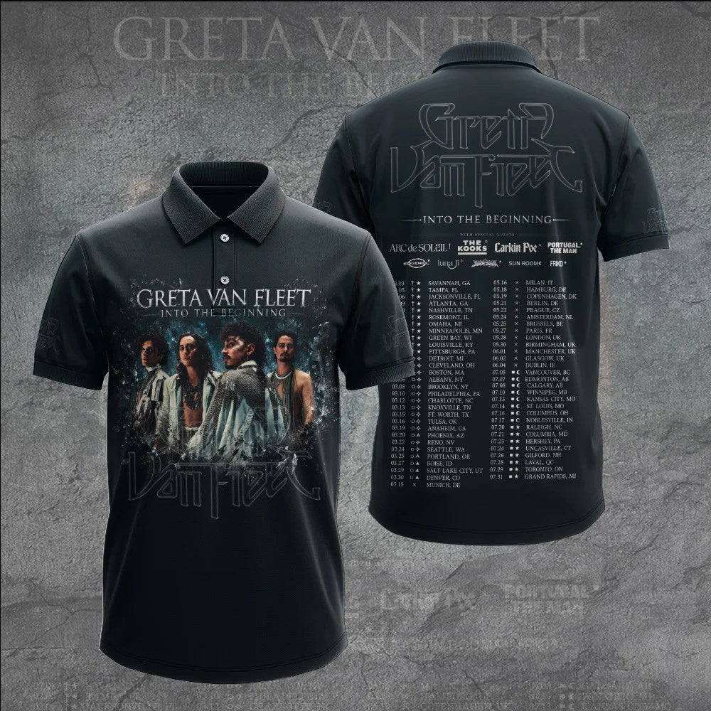 Greta Van Fleet Tour 2027 3D Apparel – GNE9066