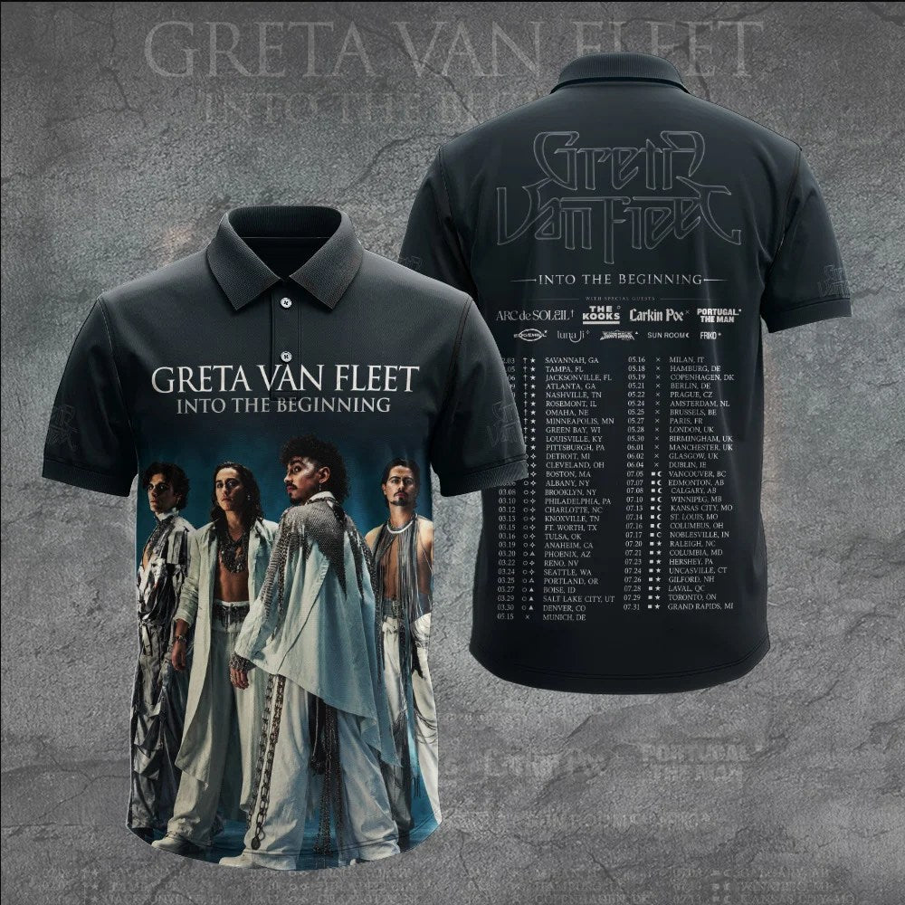 Greta Van Fleet Tour 2027 3D Apparel – GNE9070