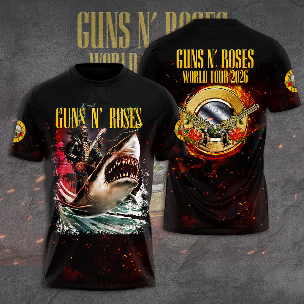 Guns N' Roses Tour 2026 3D Apparel – GNE6295