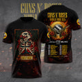 Guns N' Roses Tour 2026 3D Apparel – GNE8025