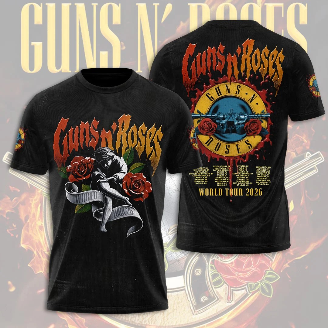 Guns N' Roses 2026 3D Apparel – GNE8201