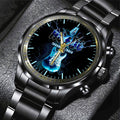 AC/DC Black Stainless Steel Watch – HUANNM 4891