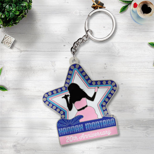 Hannah Montana 20th Anniversary Custom Shape 2-sided Keychain – TANTN21838