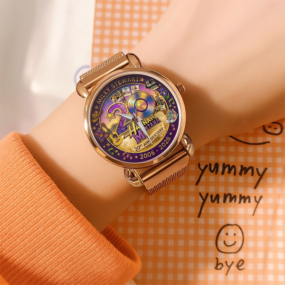Hannah Montana 20th Anniversary Mesh Strap Quartz Watch – TANTN21858