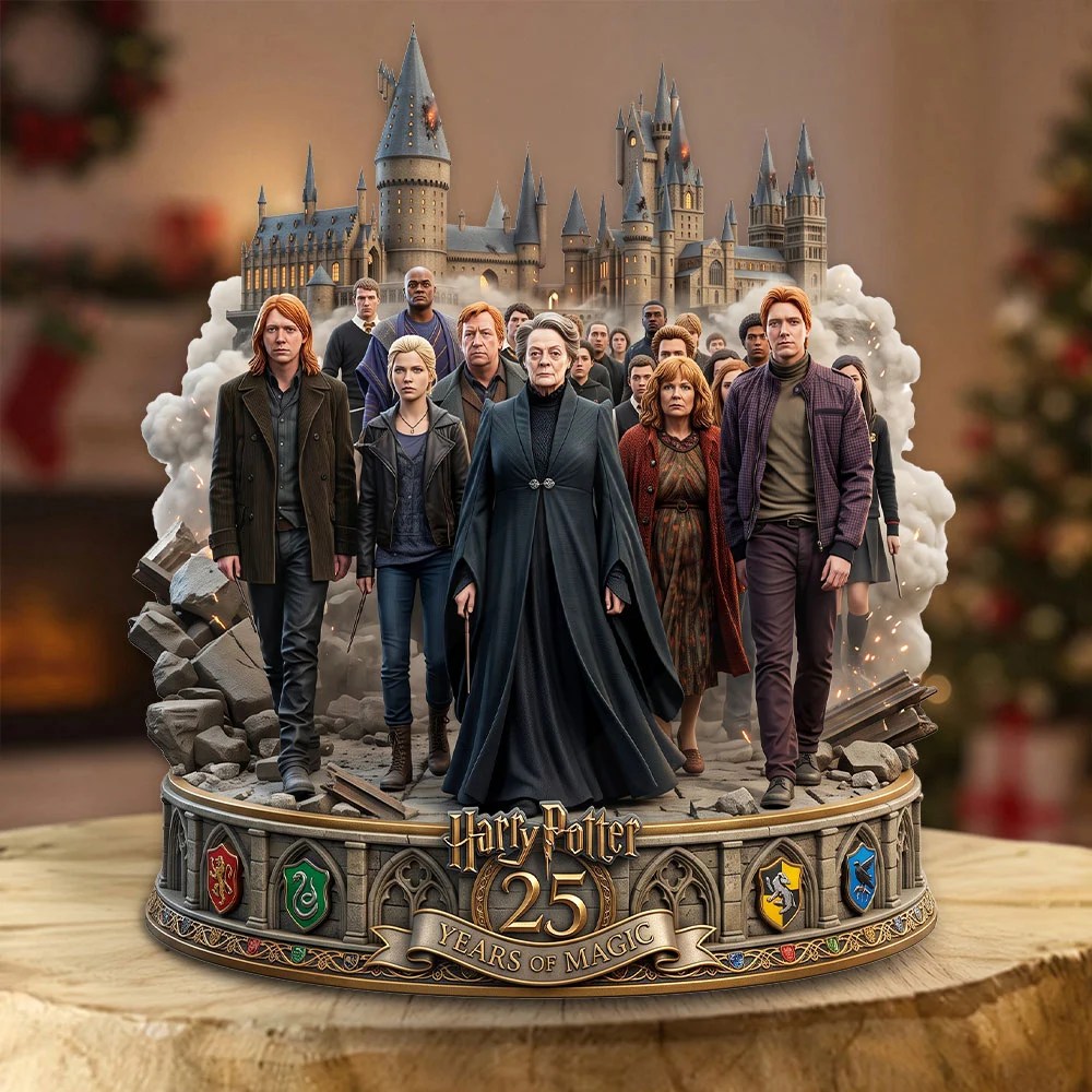 Harry Potter 25th Anniversary 2026 Custom Shape Acrylic Plaque – TMTHU9968