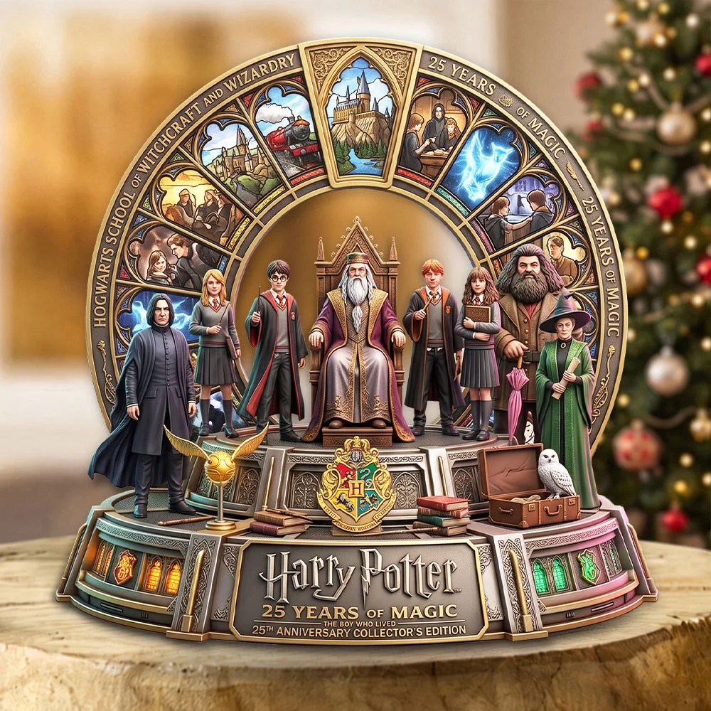 Harry Potter 25th Anniversary Custom Shape Acrylic Plaque – TMTHU10102