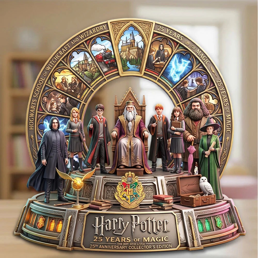 Harry Potter 25th Anniversary Custom Shape Acrylic Plaque – TMTHU10102