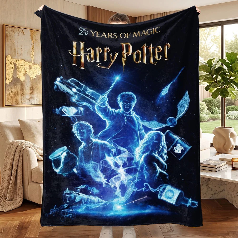 Harry Potter 25th Anniversary Fleece Blanket – TMTHU8642