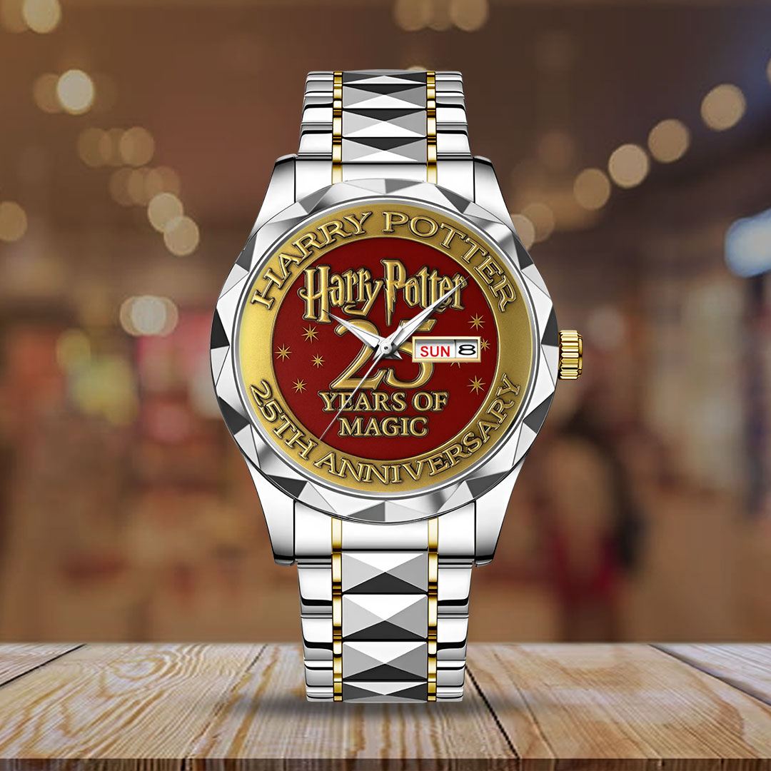 Harry Potter 25th Anniversary Alloy Luxury Quartz Watch – TMTHU2653