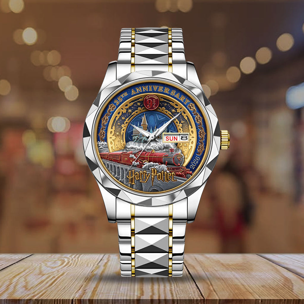 Harry Potter 25th Anniversary Alloy Luxury Quartz Watch – TMTHU2741