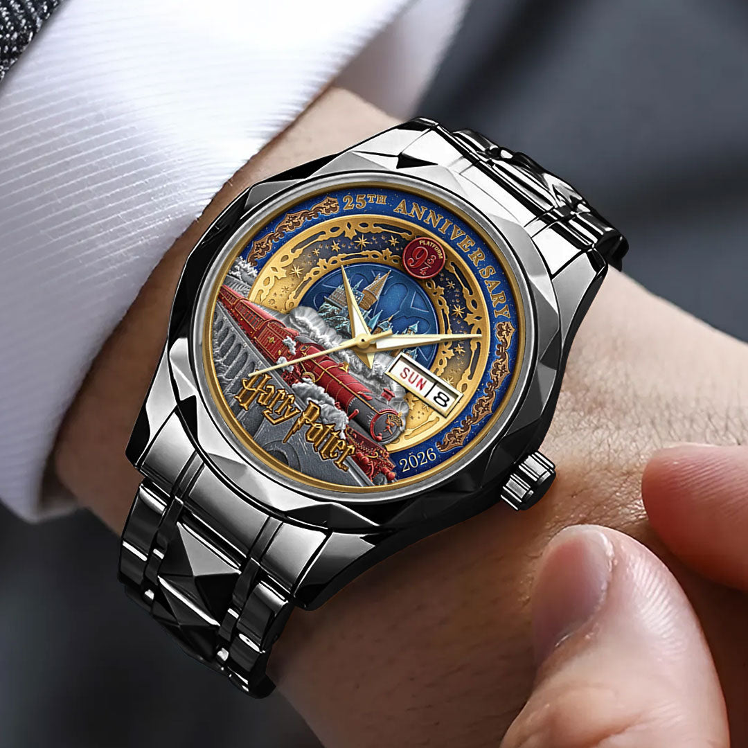Harry Potter 25th Anniversary Alloy Luxury Quartz Watch – TMTHU2741