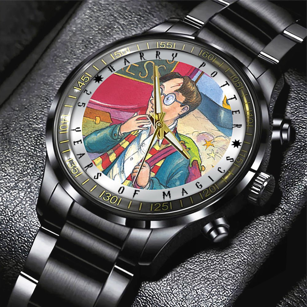 Harry Potter 25th Anniversary 2026 Black Stainless Steel Watch – TANTN19392
